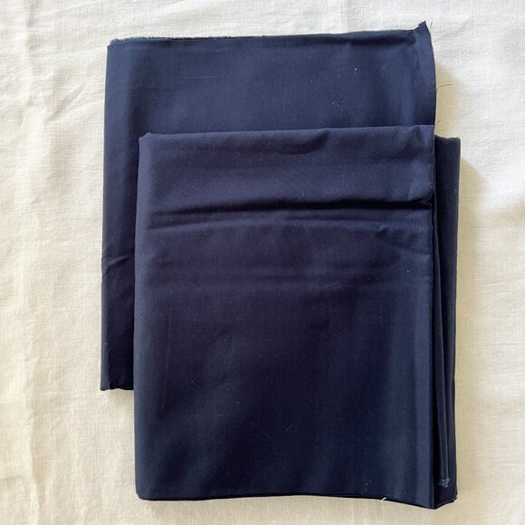 Kona Solid Cotton Fabric - Navy - Picture 1 of 4